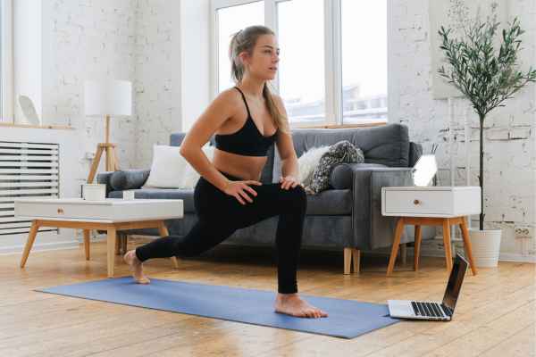 Woman exercising confidently after femiwand treatment Weybridge