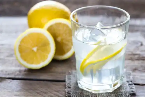 Image of lemon water to aid hydration Weybridge